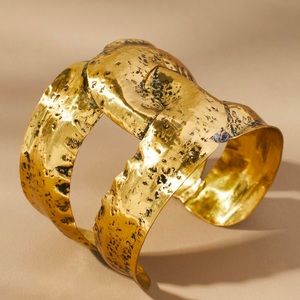 intertwined tarnish cuff bracelet anthropologie